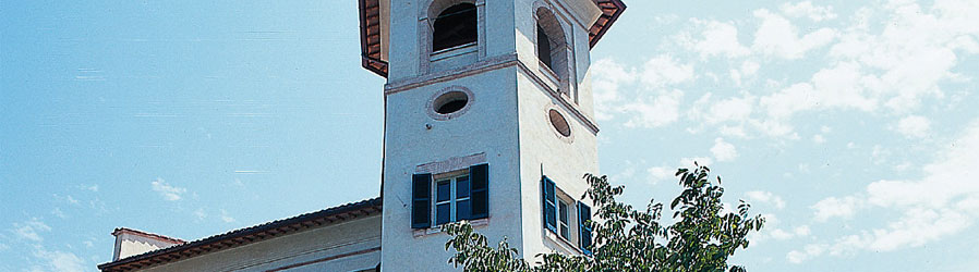 Palazzo Santi Terzi - Tower of the period palazzo, once home to Canova